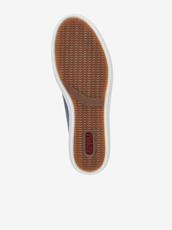 Rieker Modré dámske semišové tenisky Rieker