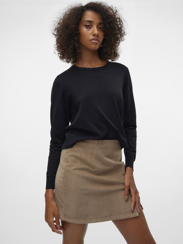Vero Moda Čierny dámsky sveter Vero Moda Silje