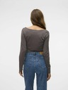 Vero Moda Hnedé dámske tričko Vero Moda Maggie