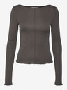 Vero Moda Hnedé dámske tričko Vero Moda Maggie