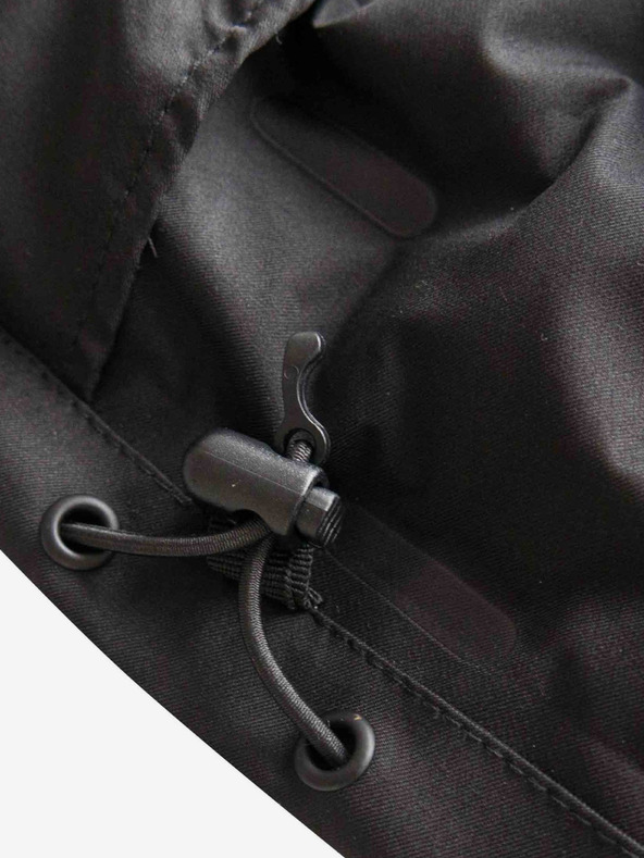 ALPINE PRO Čierna pánska zateplená nafukovacia vesta ALPINE PRO HERDEN