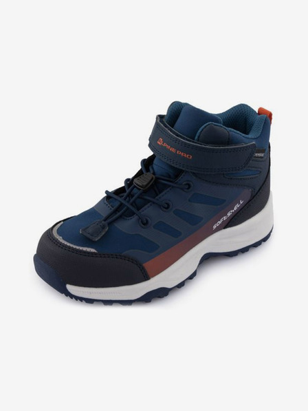 ALPINE PRO Modré chlapčenské outdoorové topánky ALPINE PRO GEDE