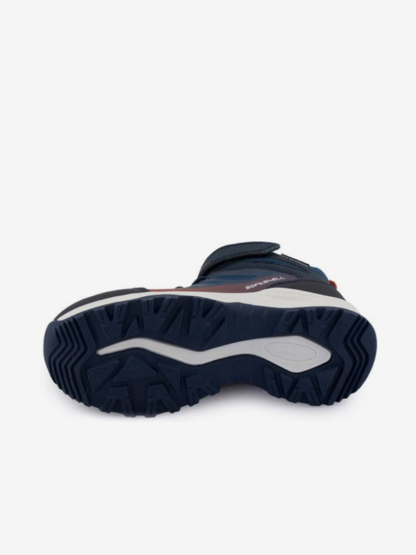 ALPINE PRO Modré chlapčenské outdoorové topánky ALPINE PRO GEDE