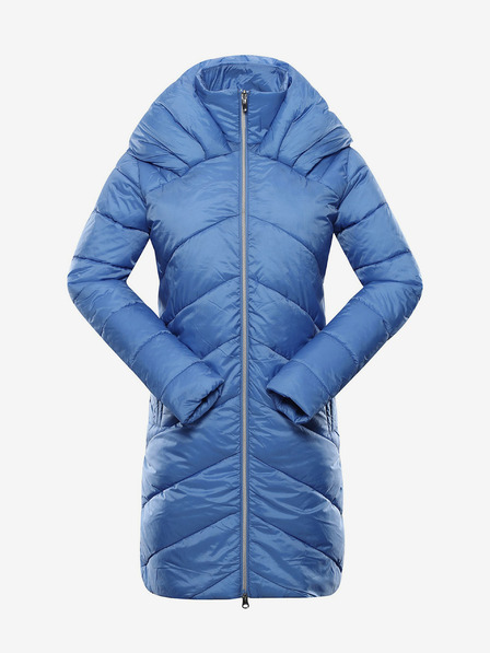 ALPINE PRO Dámsky hi-therm kabát ALPINE PRO TABAELA modrý