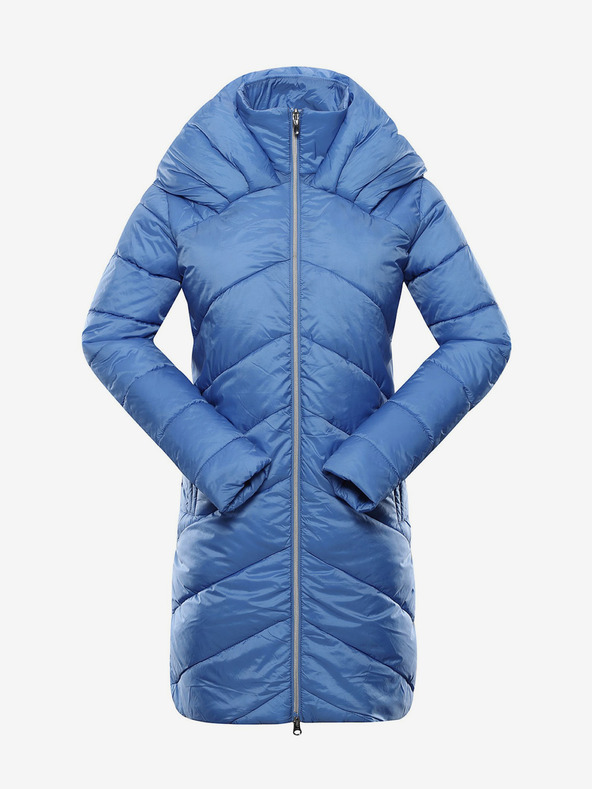 ALPINE PRO Dámsky hi-therm kabát ALPINE PRO TABAELA modrý