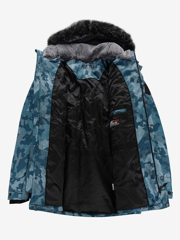 ALPINE PRO Pánska ptx membránová bunda ALPINE PRO MOLID zelená