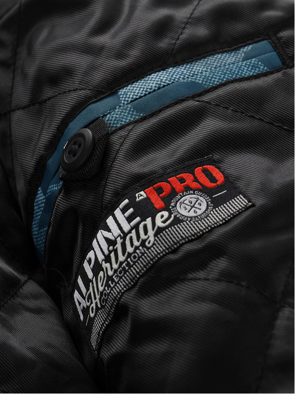 ALPINE PRO Pánska ptx membránová bunda ALPINE PRO MOLID zelená