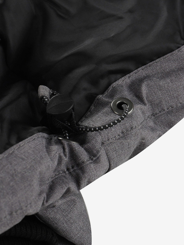 ALPINE PRO Pánska ptx membránová bunda ALPINE PRO SAPTAH sivá