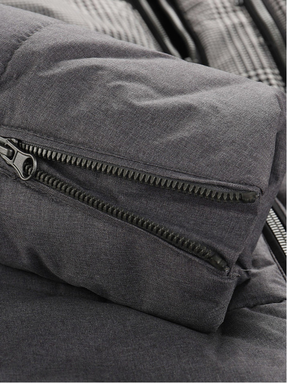 ALPINE PRO Pánska ptx membránová bunda ALPINE PRO SAPTAH sivá