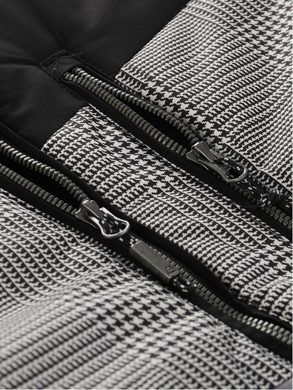 ALPINE PRO Pánska ptx membránová bunda ALPINE PRO SAPTAH sivá