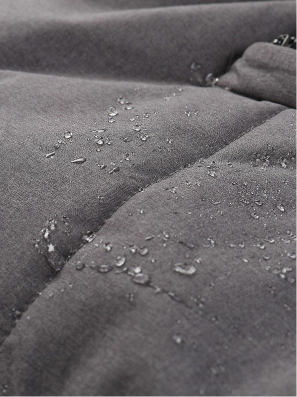 ALPINE PRO Pánska ptx membránová bunda ALPINE PRO SAPTAH sivá