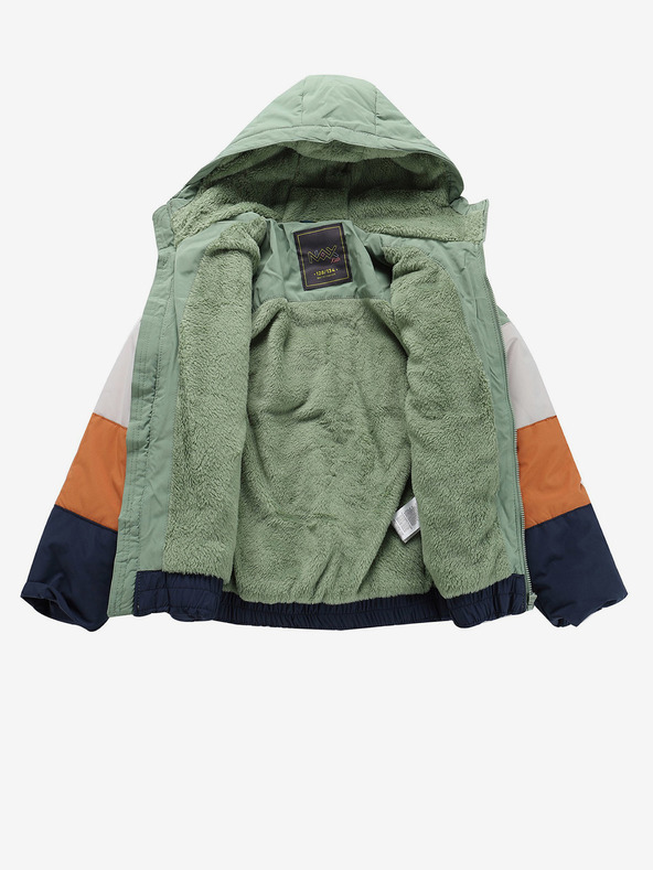 NAX Detská bunda nax NAX KEMENO zelená