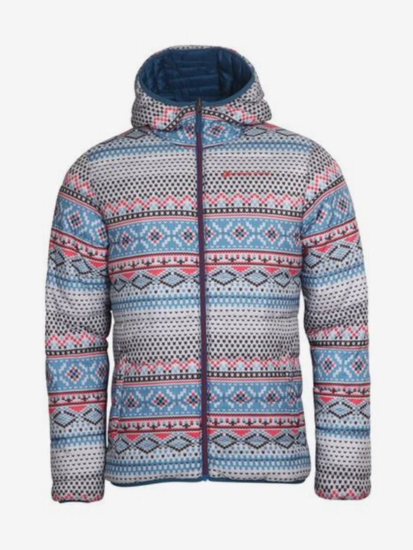 ALPINE PRO Pánska obojstranná hi-therm bunda ALPINE PRO MICHR modrá