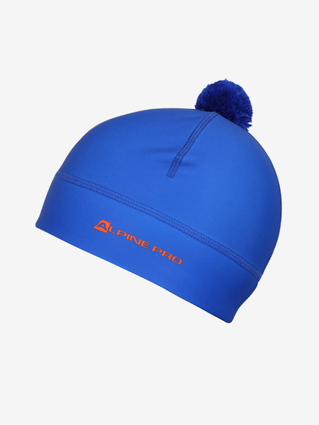 ALPINE PRO Funkčná čiapka s bambulou ALPINE PRO ABERE modrá