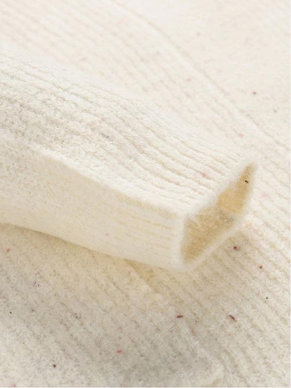 NAX Dlhý dámsky sveter Nax NAX HOXA Béžová farba