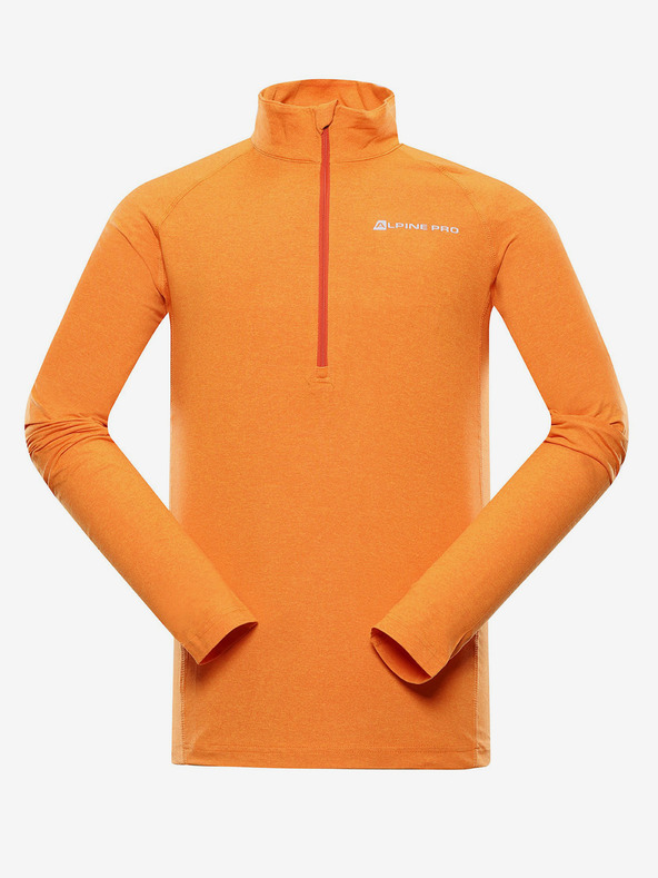 ALPINE PRO Pánske rýchloschnúce tričko ALPINE PRO ASUPP oranžová