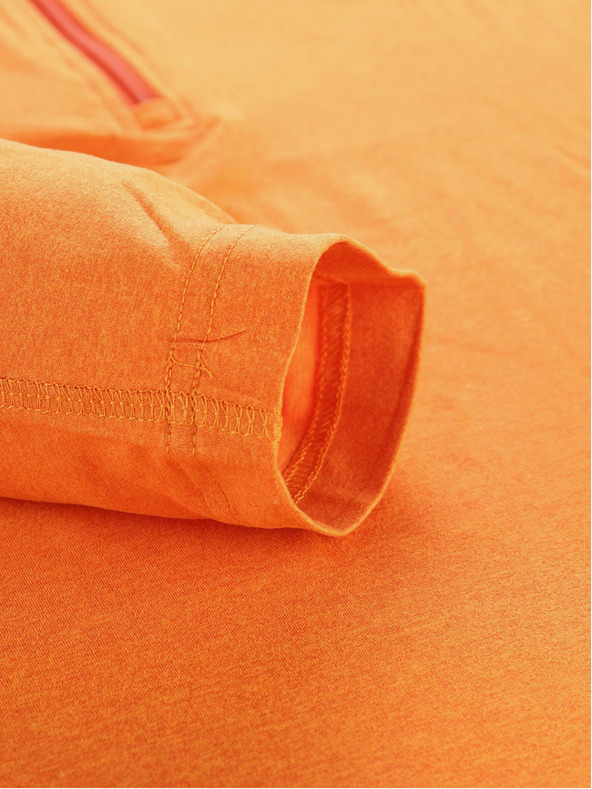 ALPINE PRO Pánske rýchloschnúce tričko ALPINE PRO ASUPP oranžová