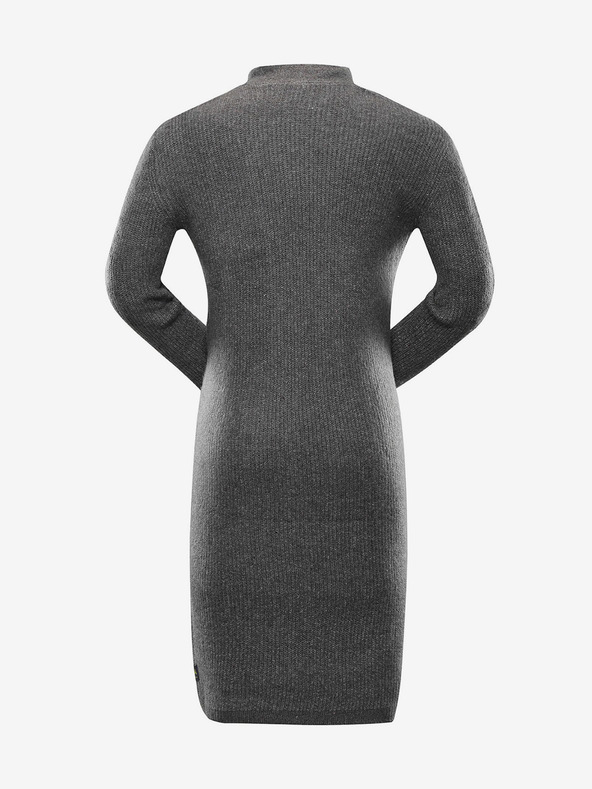 NAX Dámsky dlhý sveter nax NAX HOXA sivý