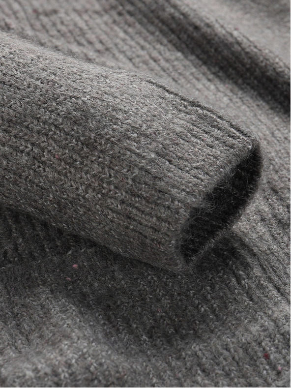 NAX Dámsky dlhý sveter nax NAX HOXA sivý