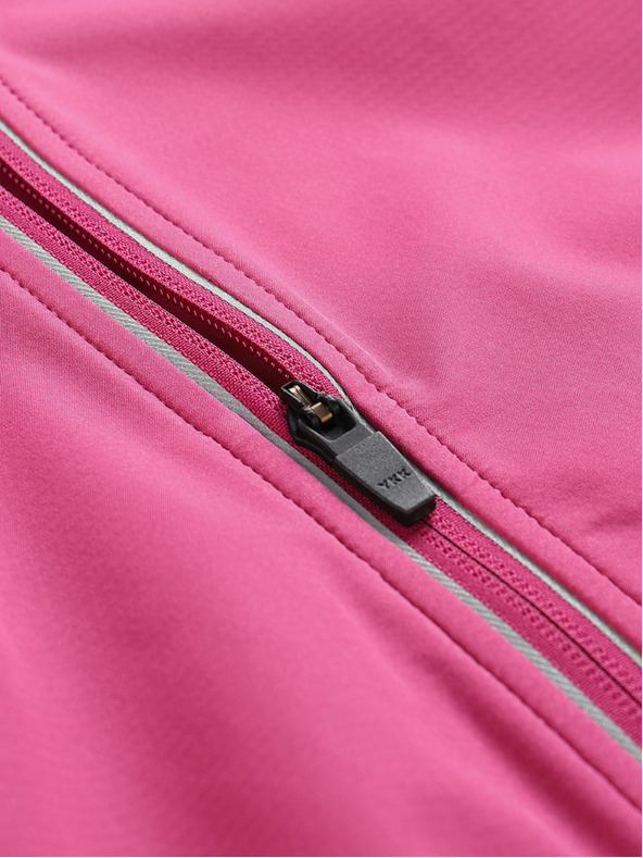 ALPINE PRO Ružová dievčenská softshellová bunda ALPINE PRO TYCHO