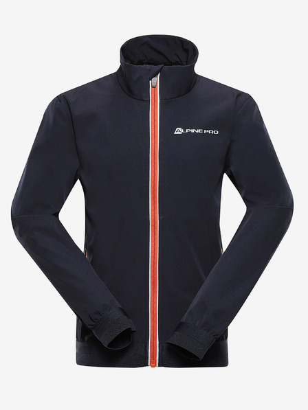 ALPINE PRO Oranžovo-modrá detská softshellová bunda ALPINE PRO TYCHO