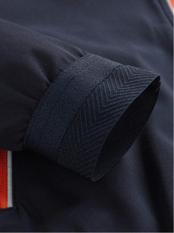 ALPINE PRO Oranžovo-modrá detská softshellová bunda ALPINE PRO TYCHO