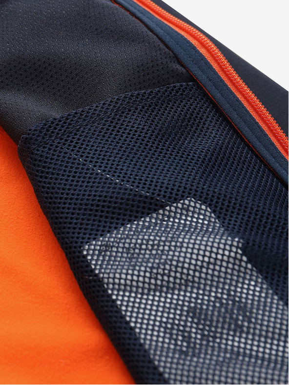 ALPINE PRO Oranžovo-modrá detská softshellová bunda ALPINE PRO TYCHO