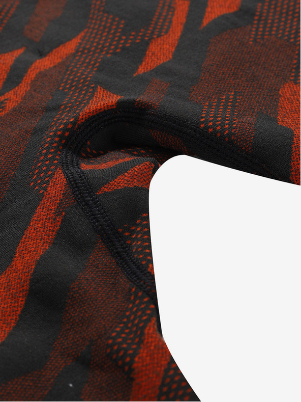 ALPINE PRO Čierno-červené pánske funkčné prádlo ALPINE PRO CALON