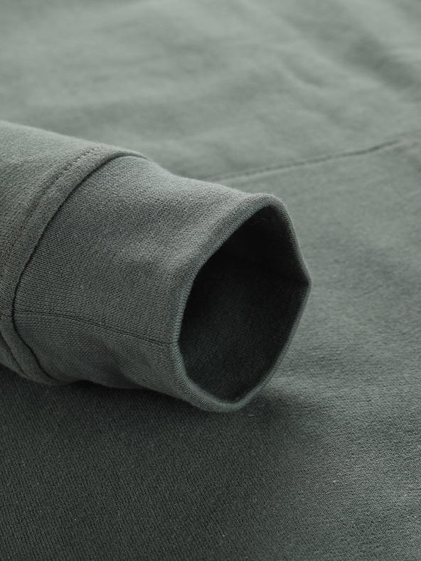 NAX Zelená pánska základná mikina NAX Geoc