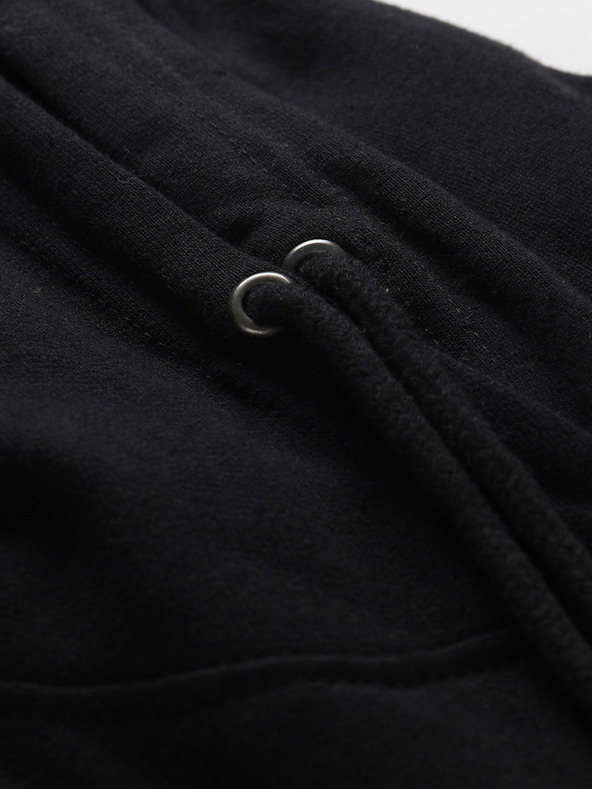 NAX Čierna pánska základná mikina NAX Geoc