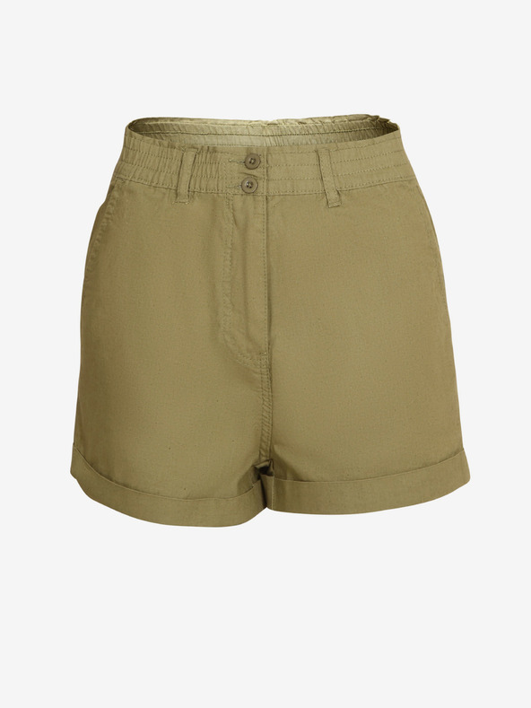 NAX Khaki dámske šortky NAX Kuhara