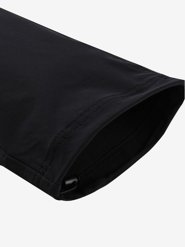 ALPINE PRO Čierne pánske softshellové nohavice ALPINE PRO Span