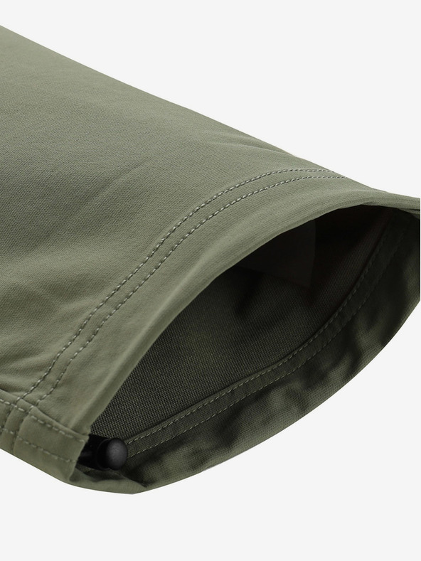 ALPINE PRO Khaki pánske softshellové nohavice ALPINE PRO Span