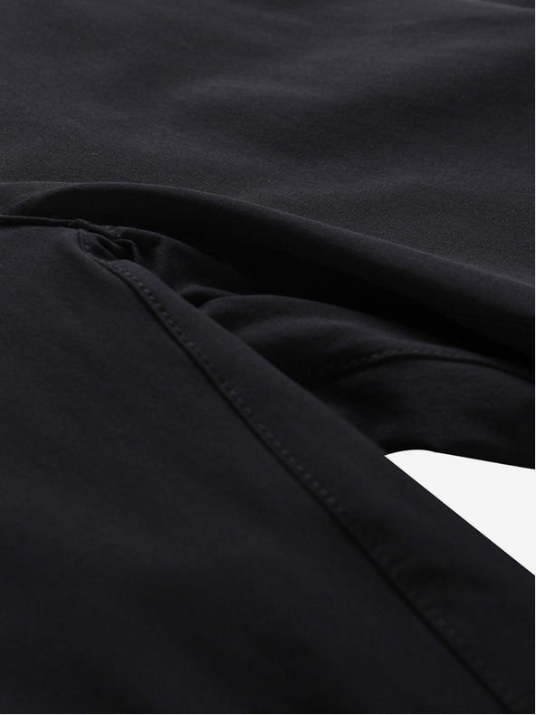 ALPINE PRO Čierne dámske softshellové nohavice ALPINE PRO Span