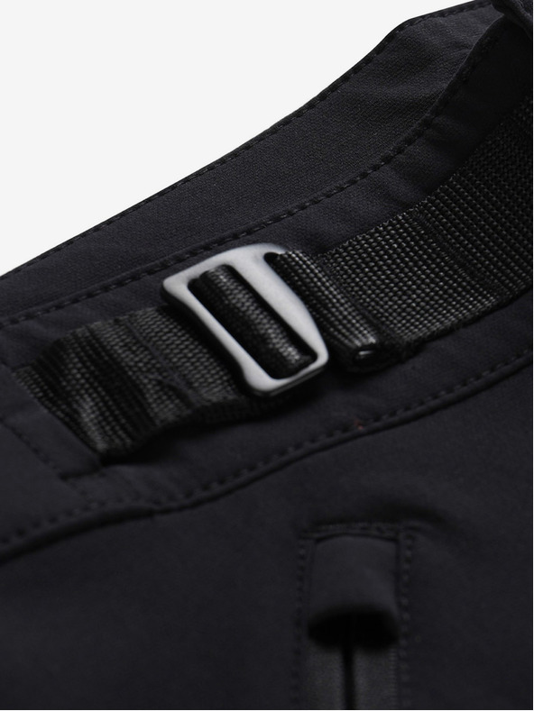 ALPINE PRO Čierne dámske softshellové nohavice ALPINE PRO Span