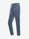 NAX Modré dámske slim fit džínsy NAX BRUWA