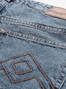 NAX Modré dámske slim fit džínsy NAX BRUWA