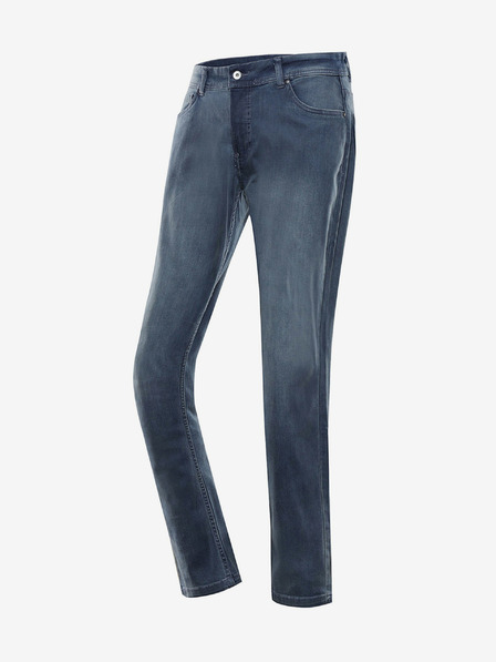 NAX Modré pánske slim fit džínsy NAX GERW