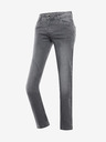NAX Šedé pánske slim fit džínsy NAX GERW