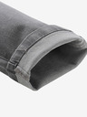NAX Šedé pánske slim fit džínsy NAX GERW