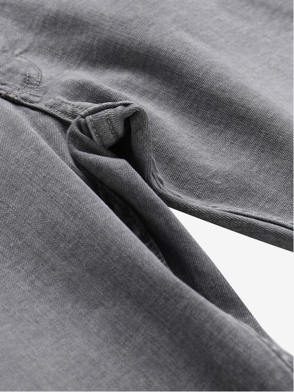 NAX Šedé pánske slim fit džínsy NAX GERW