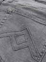 NAX Šedé pánske slim fit džínsy NAX GERW