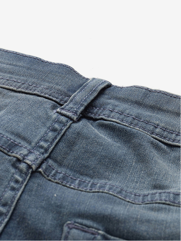 NAX Modré pánske džínsové šortky NAX FEDAB