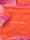 ALPINE PRO Ružová vodoodpudivá bunda pre deti ALPINE PRO GOZERO