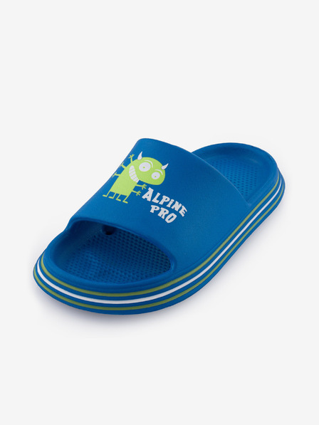 ALPINE PRO Modré detské papuče ALPINE PRO LARINO