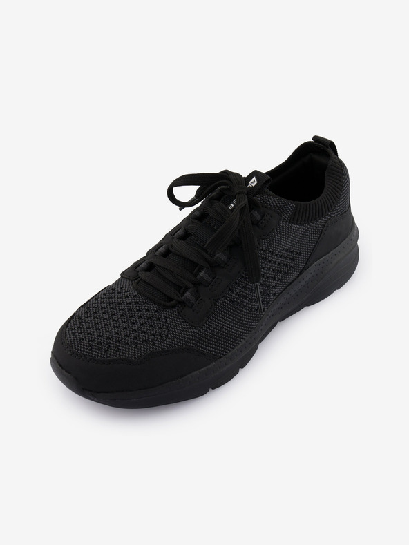 ALPINE PRO Čierne pánske tenisky ALPINE PRO SOBRAL