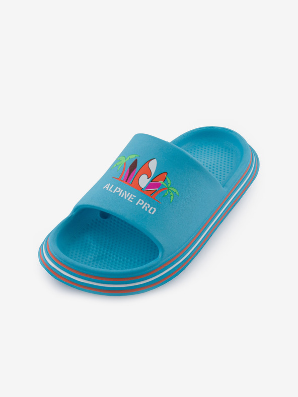 ALPINE PRO Modré detské papuče ALPINE PRO LARINO