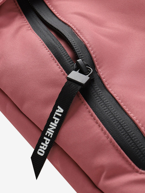 ALPINE PRO Ružová dámska fleecová vesta s membránou ALPINE PRO HARDA