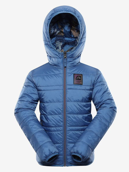 ALPINE PRO Modrá detská obojstranná zimná bunda ALPINE PRO EROMO
