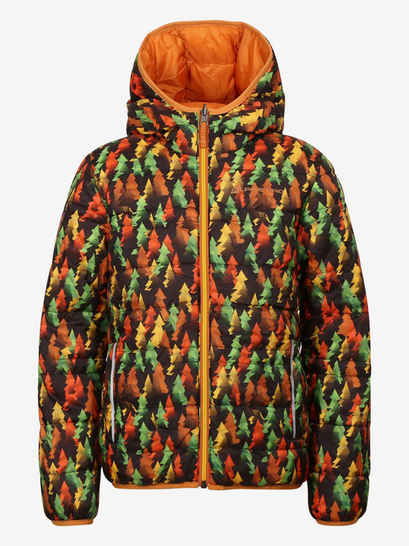 ALPINE PRO Hnedá detská obojstranná zimná bunda ALPINE PRO EROMO